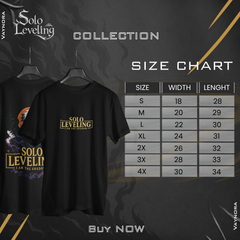 I Am the Shadow Anime T-Shirt – Solo Leveling Inspired Tee | Unisex Heroic Dark Shirt S-4XL