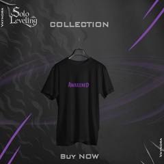 Awakened Warrior Anime T-Shirt – Kozaka Shizuka Inspired Tee | Solo Leveling Style Dark Shirt S-4XL