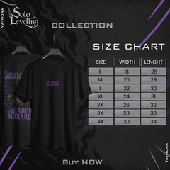 Eternal Darkness Solo Leveling T-Shirt – Shadow Monarch Anime Tee – Dark Fantasy Graphic Shirt gift