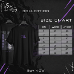 VOID SLAYER Solo Leveling Anime T-Shirt – Shadow Monarch Power Tee gift
