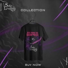 Solo Leveling Anime T-Shirt – Rise from the Darkness Graphic Tee | Unisex Black Shirt S-4XL Gift