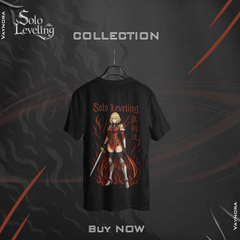 Fire Blade Solo Leveling T-Shirt – Female Hunter Anime Shirt | Unisex Manhwa Graphic Tee S–4XL Gift
