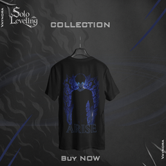 Solo Leveling Arise T-Shirt – Shadow Flame Anime Graphic Tee | Dark Unisex Shirt S-4XL Gift