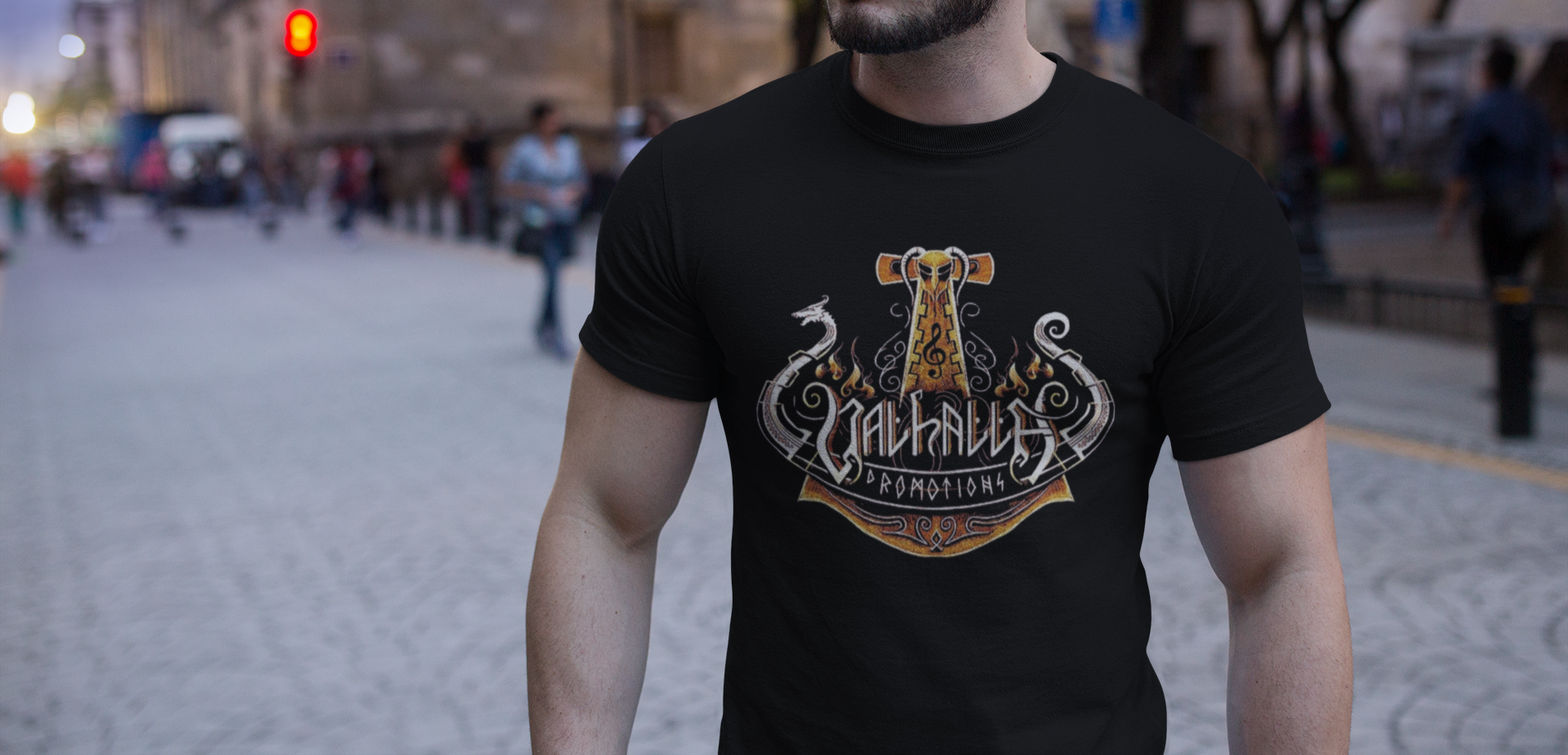 Thor God of Thunder Viking T-Shirt, Black Men’s Tee, Norse Mythology Shirt, Thor Hammer Design, Viking Shirt, Sizes S-5XL, Gift Tee