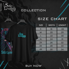Eidolon Shadow Anime T-Shirt – Solo Leveling Inspired Graphic Tee | Unisex Dark Flame Shirt S-4XL