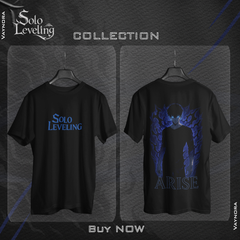 Solo Leveling Arise T-Shirt – Shadow Flame Anime Graphic Tee | Dark Unisex Shirt S-4XL Gift