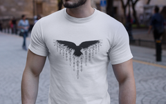 Odin’s Ravens T-Shirt, Black Men’s Tee, Norse Mythology Shirt, Raven Design, Viking Symbol Shirt, Sizes S-5XL, Gift Tee