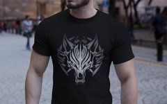 Fenrir Wolf Viking T-Shirt, Black Men’s Tee, Norse Mythology Shirt, Fenrir Design, Viking Wolf Shirt, Sizes S-5XL, Gift Tee