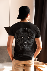 Fierce Wolf Norse Viking T-Shirt, Black Men's Tee, Viking Wolf Design, Norse Mythology Shirt, Unisex T-shirt, Sizes S-5XL, Gift Tee